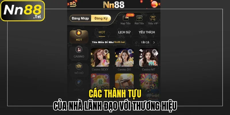 Hành Trình Ceo NN88 Đưa Thương Hiệu Lên Tầm Cao Mới 2 Các thành tựu của nhà lãnh đạo với thương hiệu