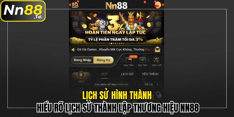 Hiểu rõ lịch sử thành lập thương hiệu NN88