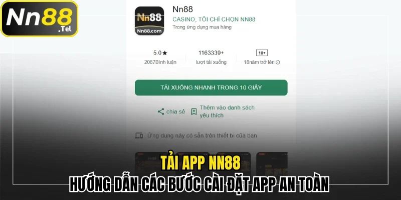 Hướng dẫn các bước cài đặt app an toàn